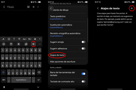 Atajos Texto 1