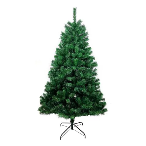 GREATOYAR Árbol de Navidad, Árbol de Navidad Artificial, Material PVC, Hogar Salón Oficina, Decoración para Navidad, con Soporte de Metálico, Fácil Montaje, Altura 180cm, Verde