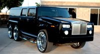 El colmo del mal gusto: híbrido entre Rolls-Royce Phantom, Hummer H2 y limusina