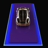 El Bugatti La Voiture Noire se convierte en esta escultura de oro rosa de 24 quilates que tendrá versión NFT 