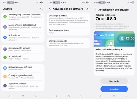 actualizar a Oneu UI 8