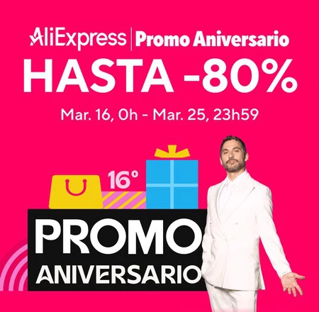 Aniversario Aliexpress