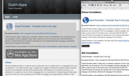 FormatMatch, copia y pega texto desde una página web sin preocuparte por el formato