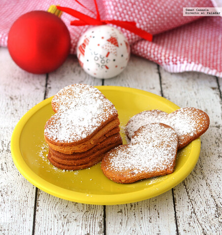 Galletas de turrón con un toque de naranja. Receta fácil para Navidad
