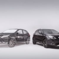 ¿A que nunca habías visto un Nissan Qashqai escala 1:1, hecho con bolígrafo 3D?