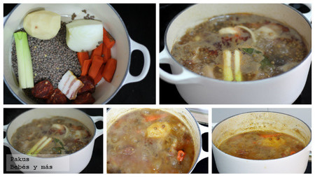 lentejas paso a paso