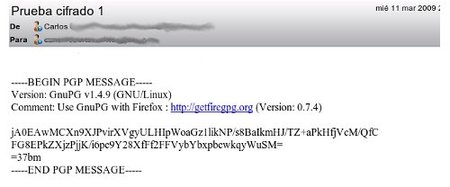 Firepgp extensión de Firefox para cifrar correos