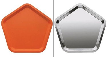 Bandejas geométricas de Matali Crasset