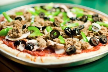 Pizza saludable cocinada por un nutricionista escocés