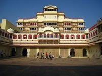 El Palacio de Jaipur en la India