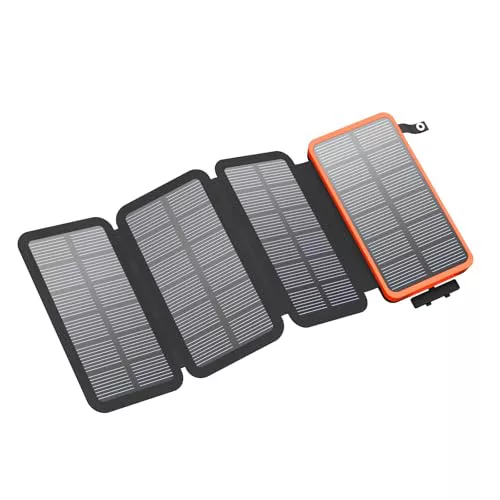 FEELLE Cargador Solar Power Bank 25000mAh
