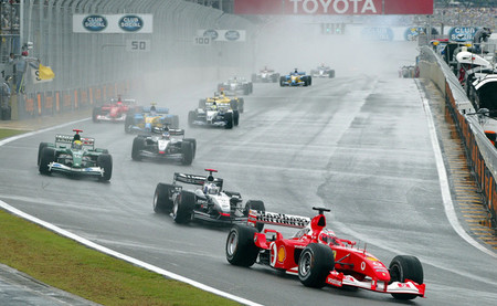 Gran Premio De Brasil 2003 Giancarlo Fisichella Se Impone En El Caos De Interlagos