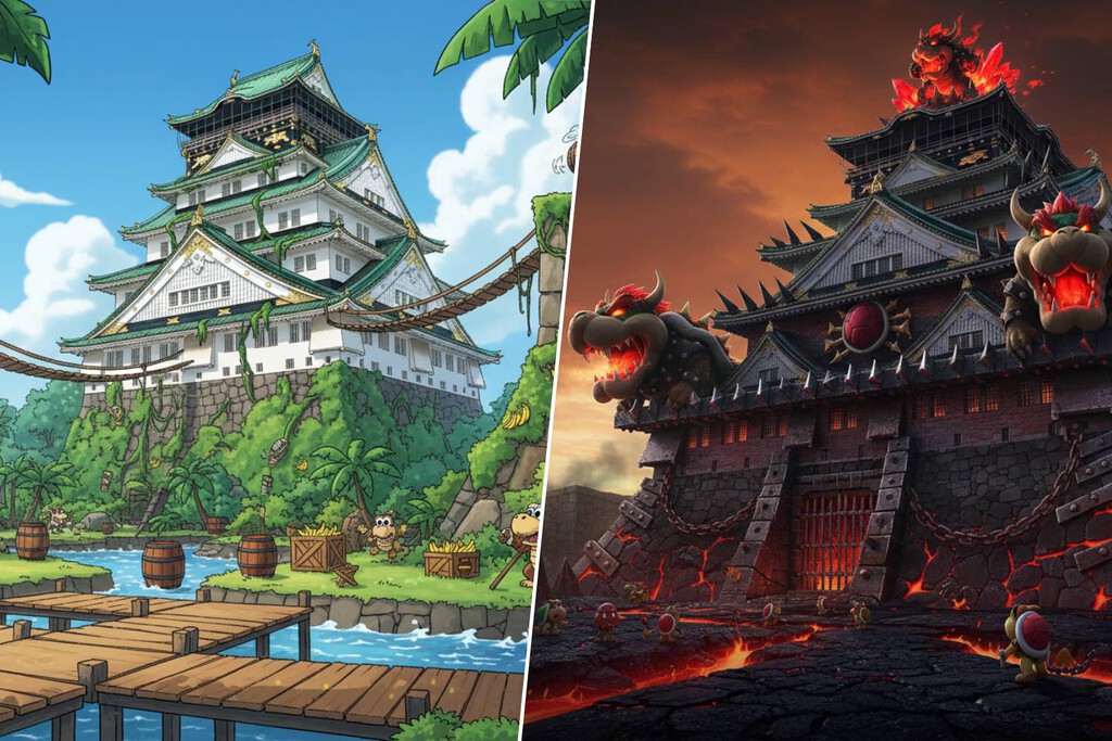 Desde Super Mario hasta Zelda o Kirby: con Nano Banana he transformado mis fotos en escenarios de Nintendo 