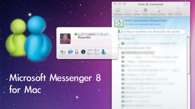 Microsof Messenger 8 para Mac