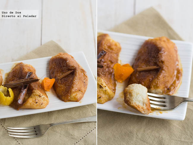 Cómo hacer torrijas glaseadas al caramelo salado, la receta que no hay que freír