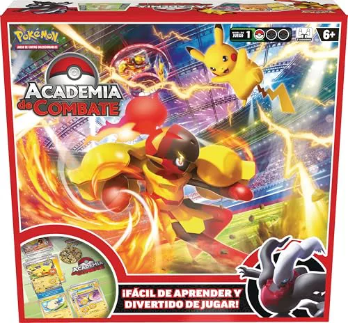 Pokémon Academia de Combate del Juego de Cartas Coleccionables Pokémon de JCC Pokémon (Pikachu ex, Armarouge ex y Darkrai ex)