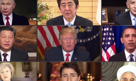 Publican un inquietante deepfake con decenas de políticos de todo el mundo "cantando" el Imagine de John Lennon
