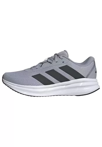 adidas Galaxy 7 Running Shoes, Zapatillas Hombre, Halo Silver Carbon Core Black, 43 1/3 EU