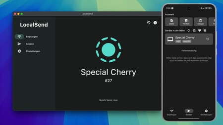 O LocalSend é um dos melhores apps que permitem enviar fotos, vídeos ou outros arquivos pela rede local entre diferentes plataformas. Imagem | Duy Linh Dinh/GameStar Tech