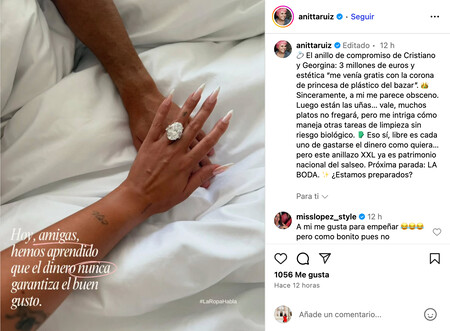 Anillo Compromiso Georgina Y Cristiano Ronaldo