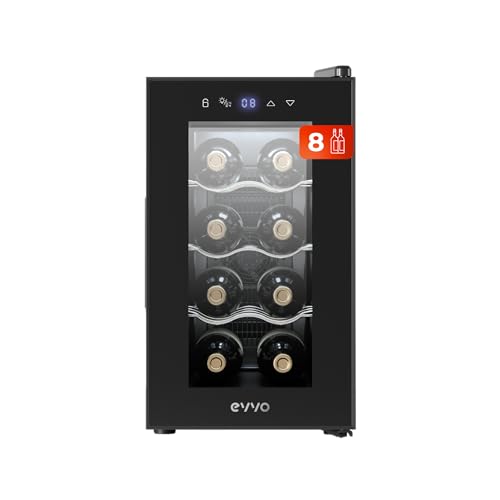 EVVO Vinoteca VT8 - Enfriador de Botellas de Vino