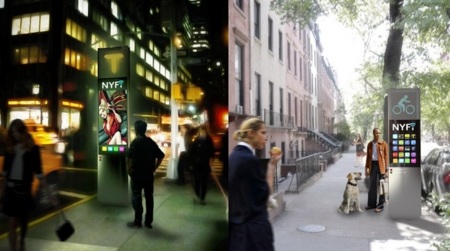 NYFi, así podrían ser las cabinas telefónicas del futuro en Nueva York