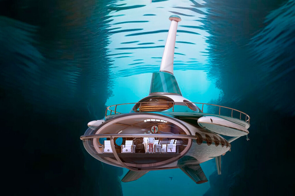 Es un submarino que flota y un yate que se hunde: Deep Sea Dreamer es la última locura para millonarios por 275 millones 