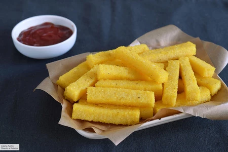 Palitos crujientes de polenta al horno: receta saludable de guarnición o picoteo (para sustituir las patatas fritas)