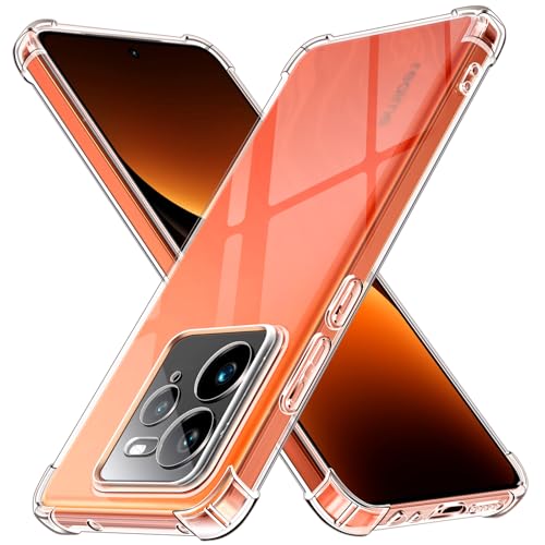 ivoler Funda para Realme GT 7 Pro, Carcasa Protectora Antigolpes Transparente con Cojín Esquina Parachoques, Suave TPU Silicona Caso Delgada Anti-Choques Case
