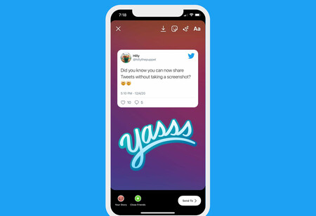 Twitter comienza a permitir compartir tuits en Snapchat y las historias de Instagram