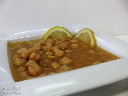 Receta de garbanzos al limón