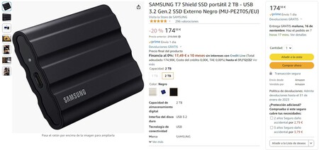 Samsung T7 Shield Ssd Oferta Precio Minimo Historico