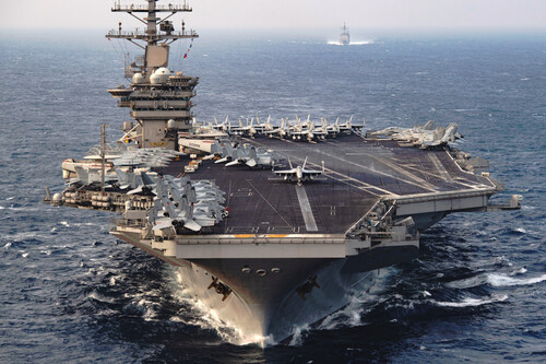 Uss Nimitz Us Middle East Focused Buildup Iran Israel