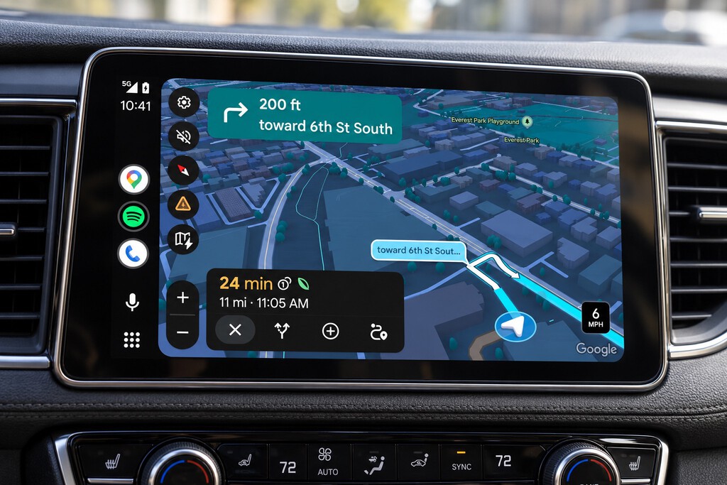 Google anuncia la solución tan esperada para la barra de señal celular de Android Auto
