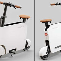 Parece un iPhone con ruedas, pero es el nuevo Honda Motocompacto. Vuelve la moto plegable mitad scooter, mitad patinete