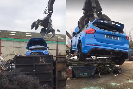 Dolorpasión™: Un Ford Focus RS pierde su fatídica batalla contra una garra gigante