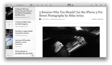 Pocket, por fin la versión para Mac del servicio para leer más tarde