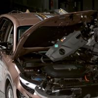 El Hyundai Nexo es el primer coche de hidrógeno en pasar una prueba de choque en EEUU, obteniendo la mejor nota