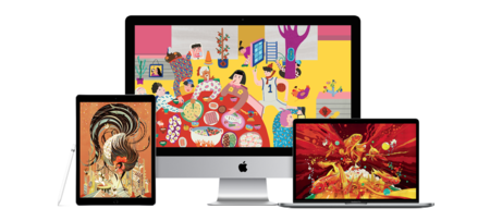 Apple publica nuevos fondos de pantalla creados con el Mac y el iPad para celebrar el Año Nuevo Chino