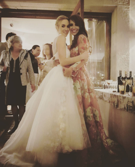 Marta Hazas se casó y allí estaban sus chicas Velvet