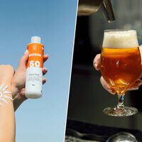 Tomarse una cervecita bajo el sol era el problema. El lúpulo residual de fabricarla es la solución