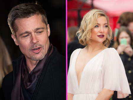 Brad Pitt hecho un pimpollo de nuevo: ni gota de alcohol y Kate Hudson, los responsables