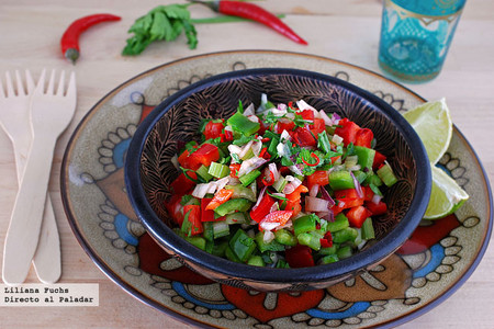 Ensalada crujiente marroquí. Receta