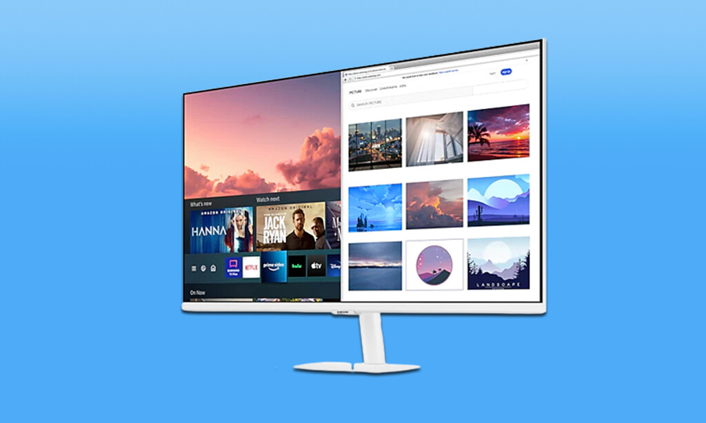 Este monitor Samsung de 32 pulgadas también es una Smart TV 4K, y está súper rebajado: por menos de 300 euros en los PcDays de PcComponentes