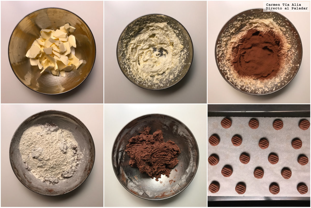 Galletas de chocolate caseras. Receta de postre fácil, sencilla y deliciosa