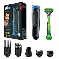 En eBay tenemos por sólo 39,66 euros el cortapelos Braun MGK3042 con cuatro peines y maquinilla Gillette Body de regalo 