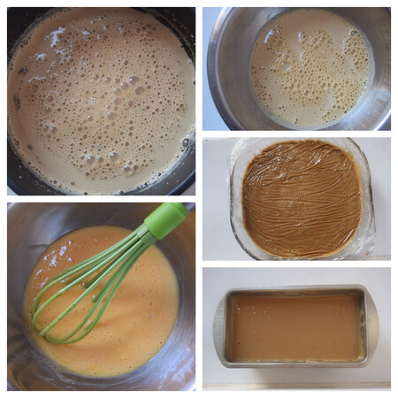 Helado de café paso a paso