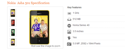 Nokia Asha 501 se deja ver antes de tiempo
