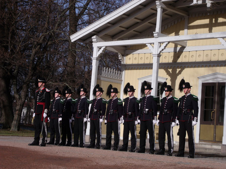 Cambio de Guardia Oslo Noruega