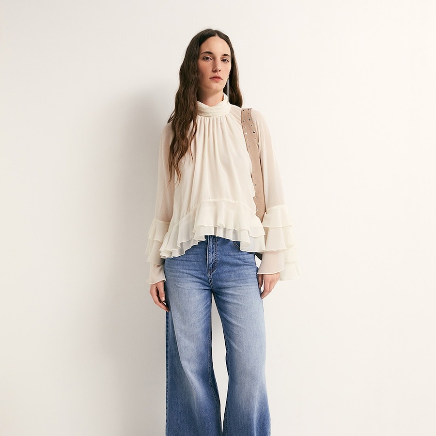 Sfera
Blusa manga volantes